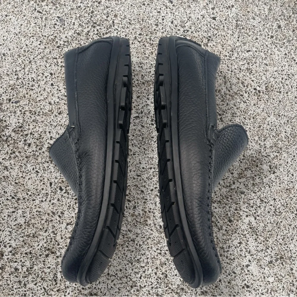 ECCO Men's Black Driving Loafers